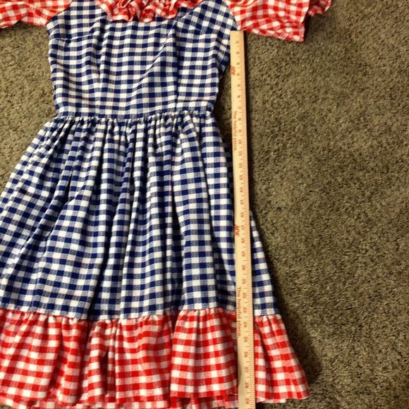 Vintage Handmade Square Dance Outfit Matching Mens Womens Used 3 Piece - Picture 12 of 16